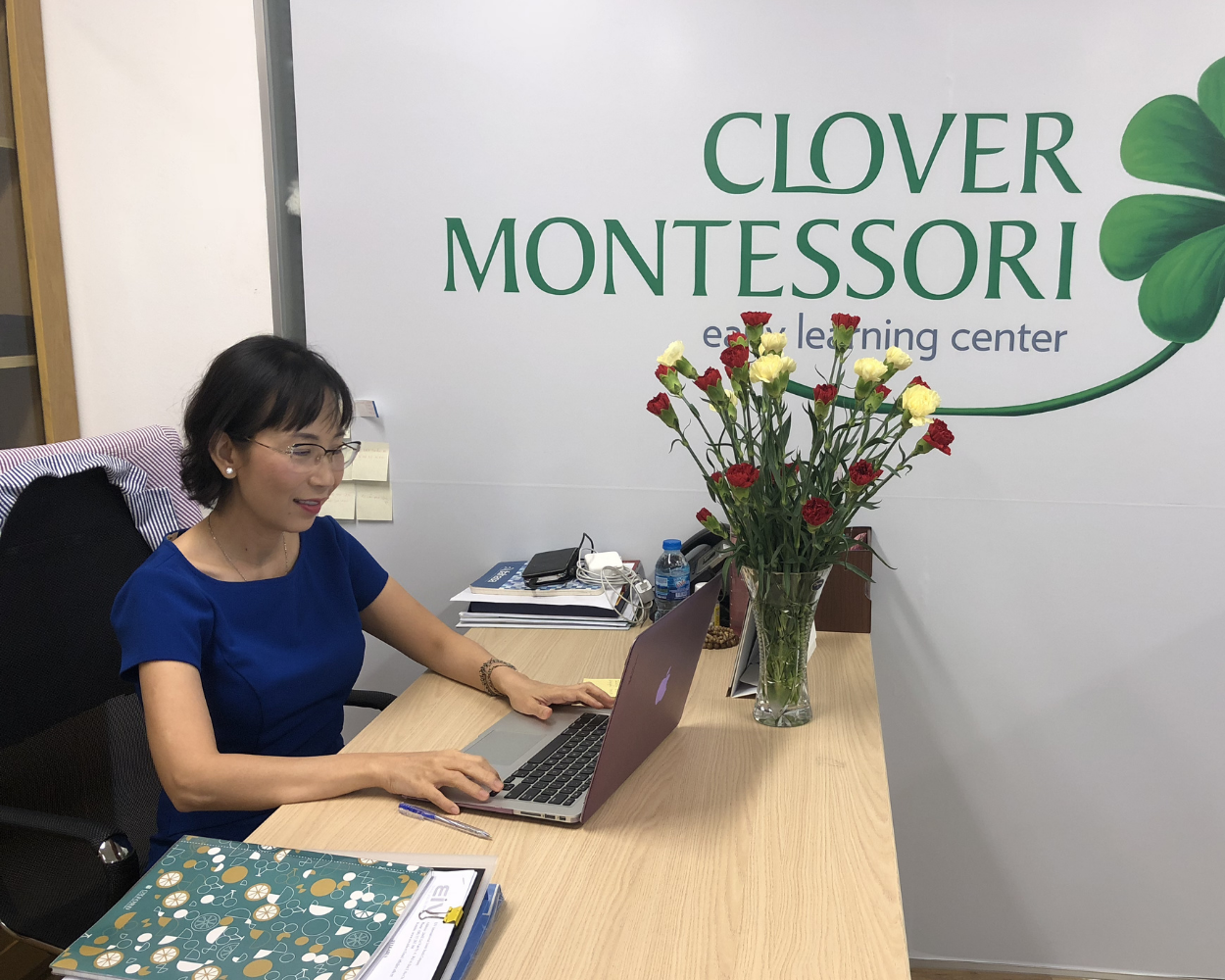 Nguyễn Huỳnh Thu Trúc tại Clover Montessori, nơi trẻ học 5 lĩnh vực Montessori mỗi ngày