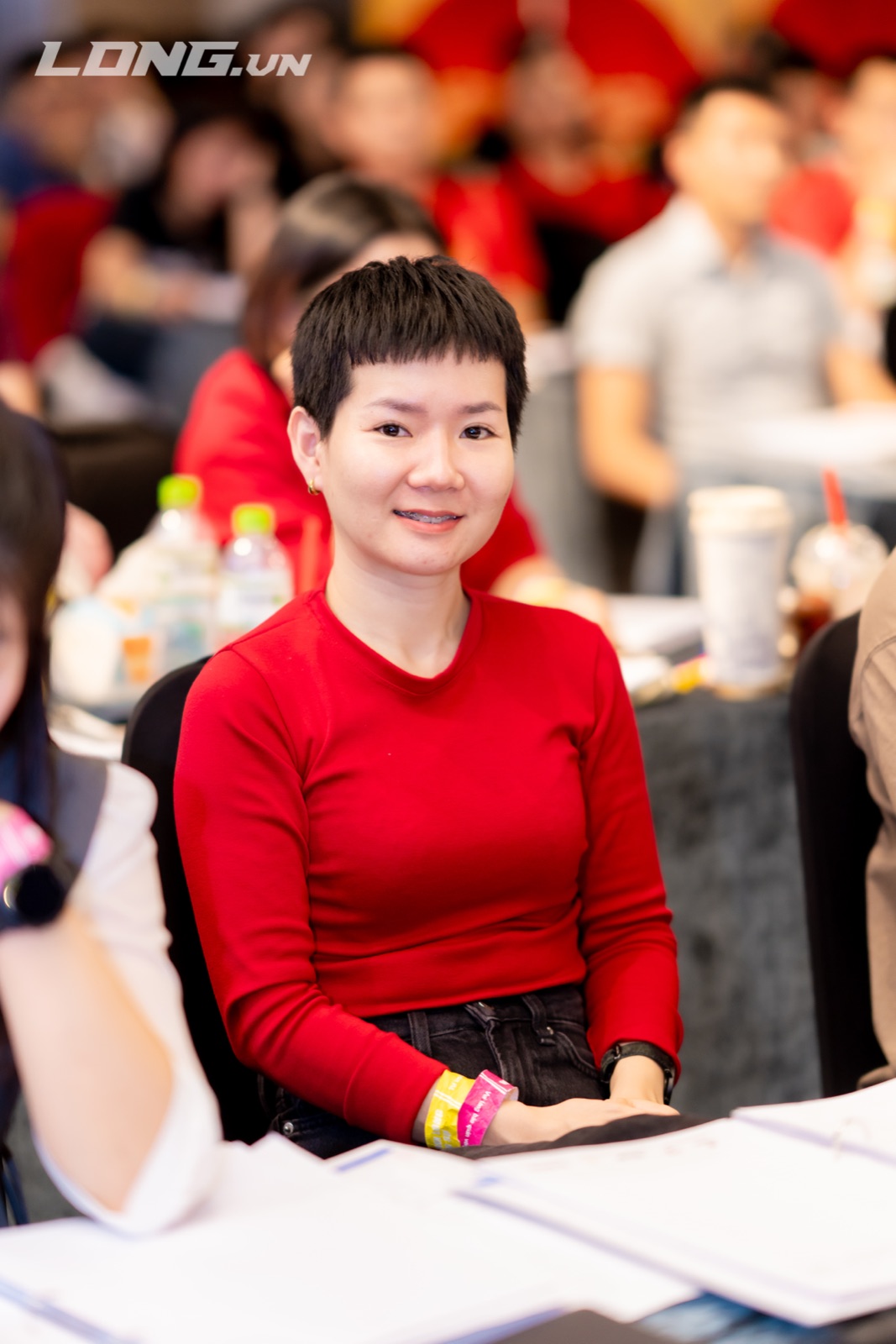 Lê Vũ Xuân Quỳnh tại một buổi học
